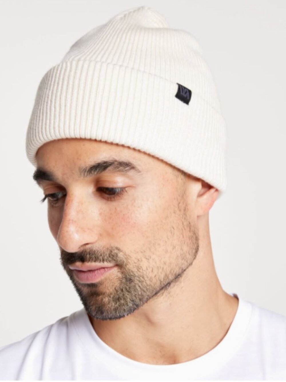 VRST Ribbed Beanie, Men, One Size, Light Sand